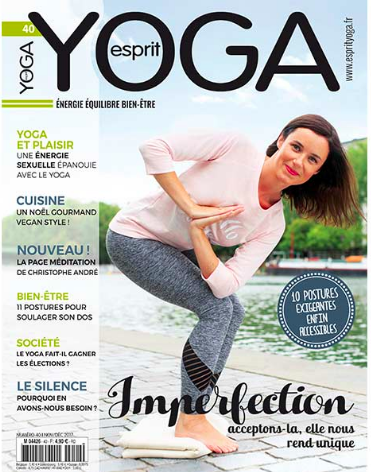 Esprit Yoga Magazine Couverture Claire Gautier get yogi